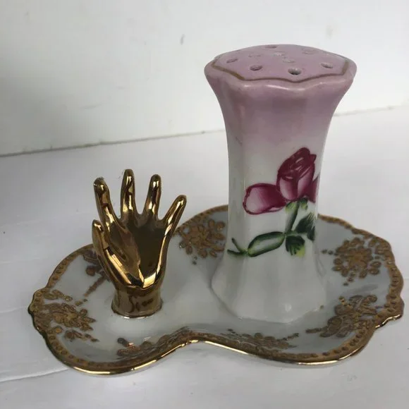 Victorian Hat Pin holder, Ring Tray Antique Victorian Dresser Decor Vanity Decor - Picture 2 of 6